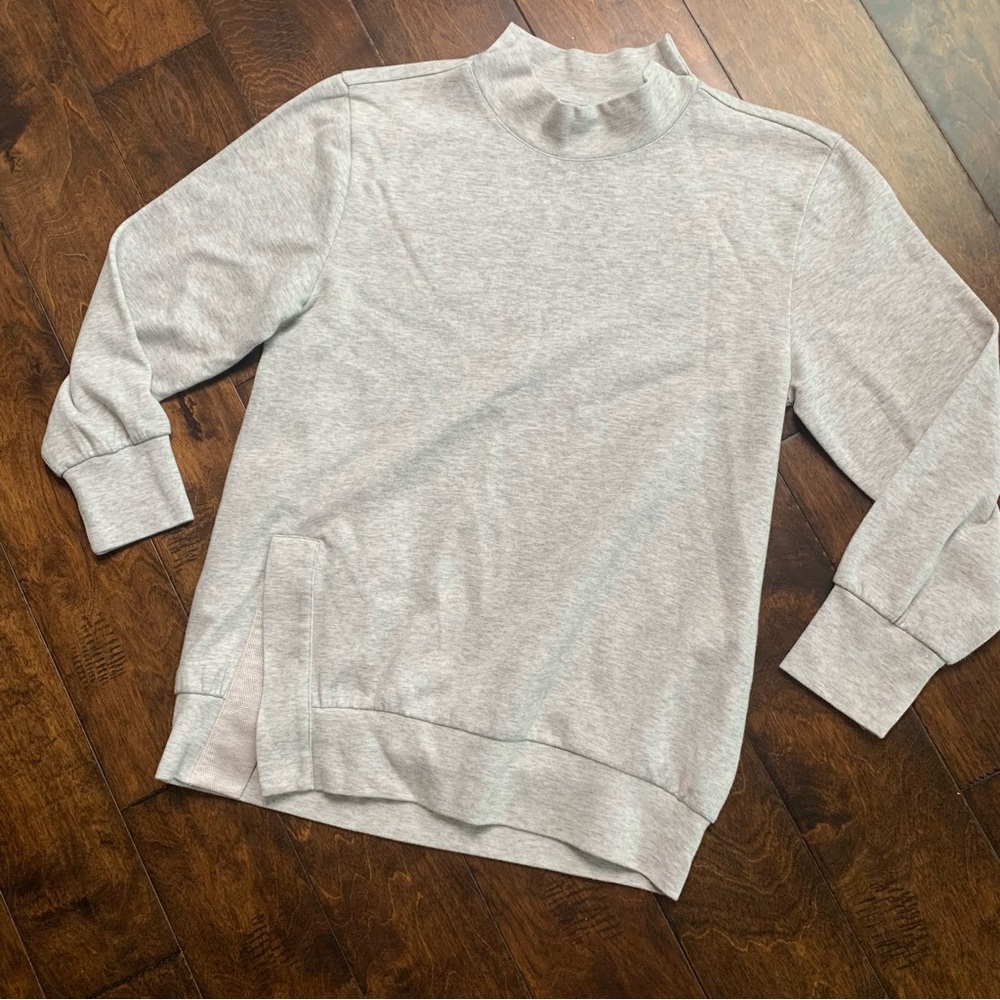 Zella Grey Faux Turtleneck Sweatshirt Size‎ 14/16 XL